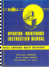 DoAll 36-3 Operator's Instruction Manual