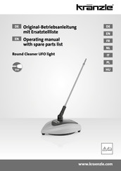 Kränzle UFO light Operating Manual With Spare Parts List