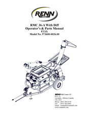 RENN RMC 36-A Operator's & Parts Manual