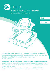 My Child Walk 'n' Rock 2-in-1 Instruction Manual