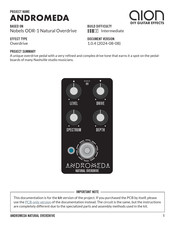 aion ANDROMEDA Manual