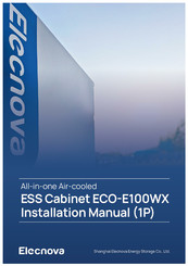 Elecnova ECO-E100WX Manual