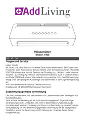 Olympia AddLiving V300 Manual
