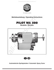 WALTHER PILOT PILOT WA 800 Operating Instructions Manual