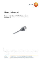 TESTO 803214 1011 User Manual