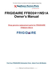 Electrolux Frigidaire FFBD2411NS1A Use & Care Manual
