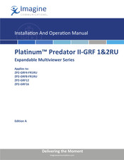 Imagine ZP2-GRF8-FR1RU Installation And Operation Manual