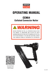 Simpson Strong-Tie CCN64 Operating Manual