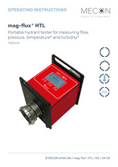 Mecon mag-flux HTL Operating Instructions Manual