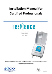 Solaxx Resilience D 305PX Installation Manual
