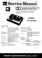 Sharp RT-3500H Service Manual