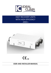 Ideal Clima AREX+ 250 horizontal User's And Installer's Manual