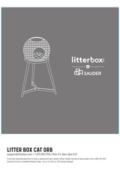 Litter box SAUDER CAT ORB Quick Start Manual