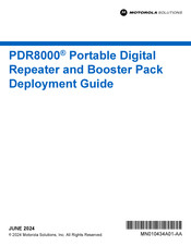 Motorola solutions Futurecom PDR8000 Deployment Manual