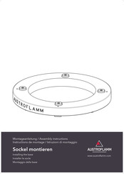 Austroflamm 727106 Series Assembly Instructions Manual