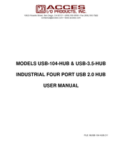 Acces I/O products USB-3.5-HUB User Manual