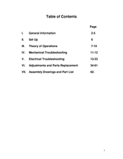 SCIFIT Intelli-Fit DC1000 Service Manual