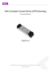 HDL MQLRT6-12.10 Instruction Manual