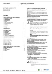 ebm-papst R2D250-AM20-09 Operating Instructions Manual