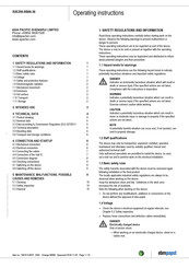ebm-papst R2E250-RB06-30 Operating Instructions Manual