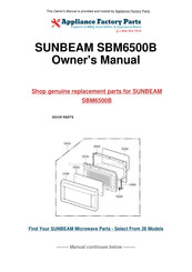 Sunbeam SBM6500B Service Manual