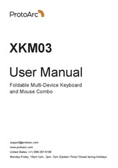 ProtoArc XKM03 User Manual