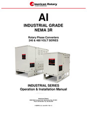 American Rotary AI 75 Operation & Installation Manual