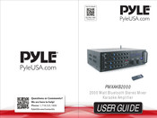 Pyle PMXAKB2000 User Manual