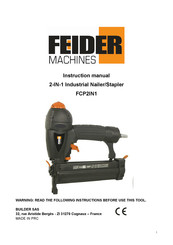Feider Machines FCP2IN1 Instruction Manual