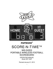 Funtronix SCORE-N-TIME SNT-300F Operating Manual