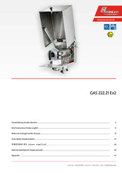 Bühler technologies GAS 222.21 Ex2 Brief Instructions