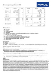 MAUL 7265090 Operating Instructions Manual