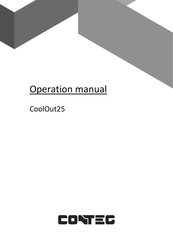 Conteg CoolOut25 Operation Manual