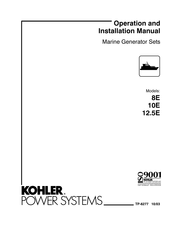 Kohler 10E Operation And Installation Manual