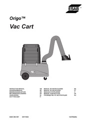 ESAB Origo Vac Cart Instruction Manual