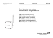 Endress+Hauser SWA70-AA1A2A1+Z1 Brief Operating Instructions