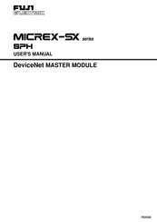 Fuji Electric MICREX-SX SPH DeviceNet User Manual