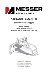 MESSER SBG60A Operator's Manual