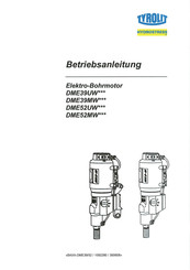 TYROLIT Hydrostress DME52UW Operating Instructions Manual