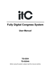 ITC TS-0204 User Manual
