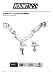 MOUNT PRO PR6002 Instruction Manual