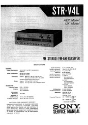 Sony STR-V4L Service Manual