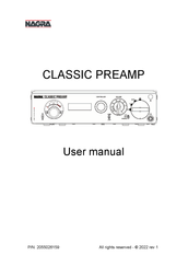 Nagra CLASSIC PREAMP User Manual
