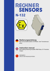 Rechner Sensors N-132/2-01 Instruction Manual