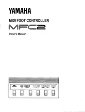 Yamaha MFC2 Owner's Manual