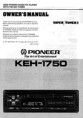 Pioneer KEH-1750 Owner's Manual