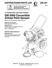 Graco 231-316 Instructions-Parts List Manual