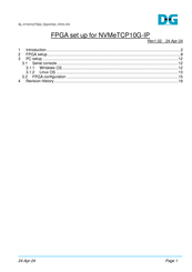 DG NVMeTCP10G-IP Setup