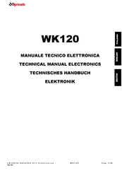 Aprimatic WK120 Technical Manual