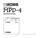 Boss MPD-4 Instructions Manual